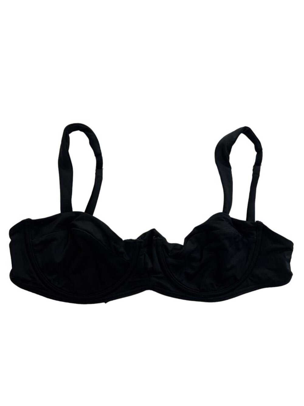MONDAY Swimwear Clovelly Bikini Top in Black - Picture 3 of 3